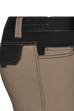 Pantalón stretch bicolor
