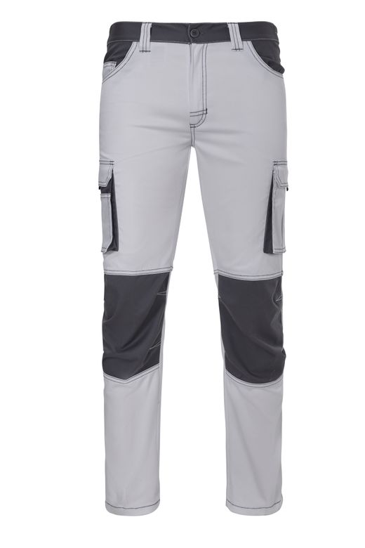 Pantalón stretch bicolor