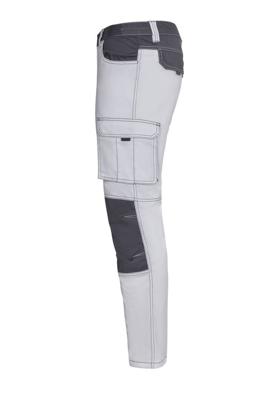 Pantalón stretch bicolor