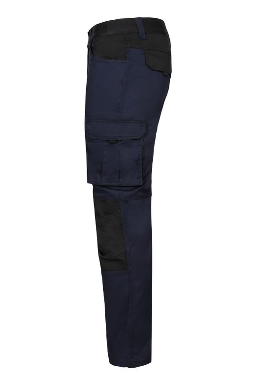 Pantalón stretch bicolor