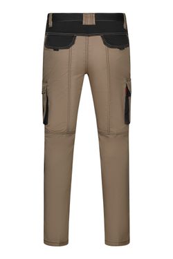 Pantalón stretch bicolor