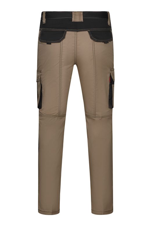Pantalón stretch bicolor
