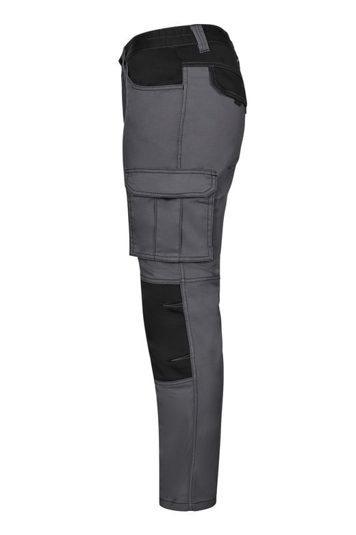 Pantalón stretch bicolor
