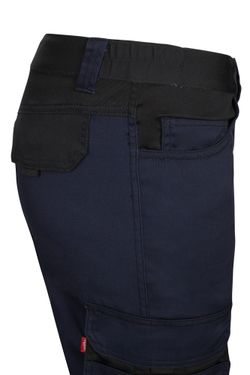 Pantalón stretch bicolor