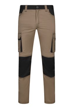 Pantalón stretch bicolor