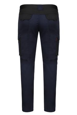 Pantalón stretch bicolor
