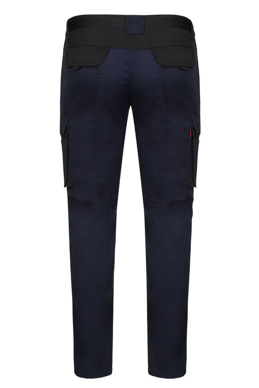 Pantalón stretch bicolor