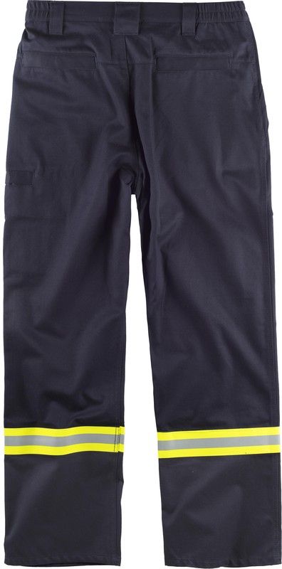 Pantaloni, tessuto modacrilico, cotone e antistatico EN11612, EN11611, EN1149, EN61482 Navy