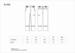Pantaloni, tessuto modacrilico, cotone e antistatico EN11612, EN11611, EN1149, EN61482 Navy