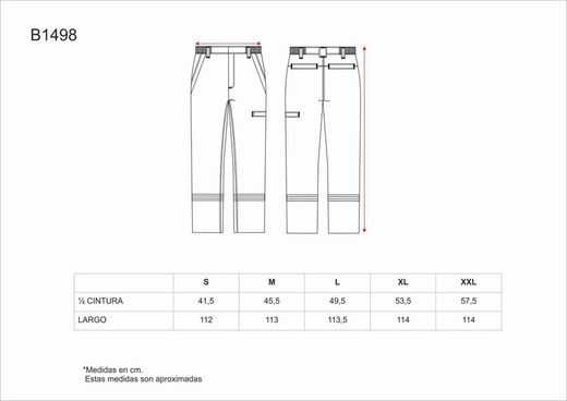 Pantaloni, tessuto modacrilico, cotone e antistatico EN11612, EN11611, EN1149, EN61482 Navy