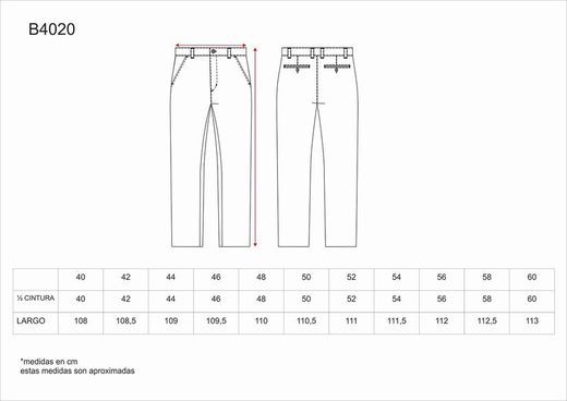 Beige Chinohose
