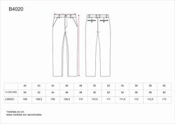 Pantalón tipo chino Marino