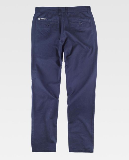 Pantalón tipo chino Marino