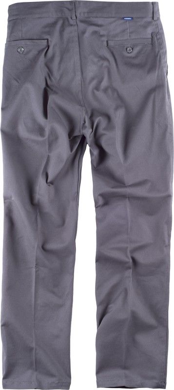 Pantalón tipo chino, tejido elástico Gris
