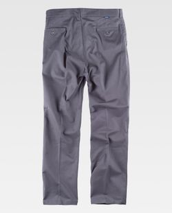 Pantalón tipo chino, tejido elástico Gris