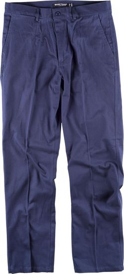 Pantalón tipo chino, tejido elástico Marino