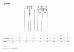 Pantalón Vaquero 5 bolsillos Vaquero