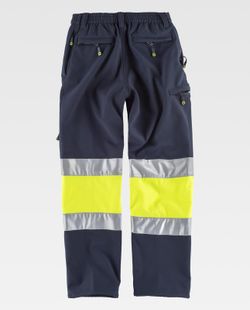 Workshell Hose AV Navy Yellow AV