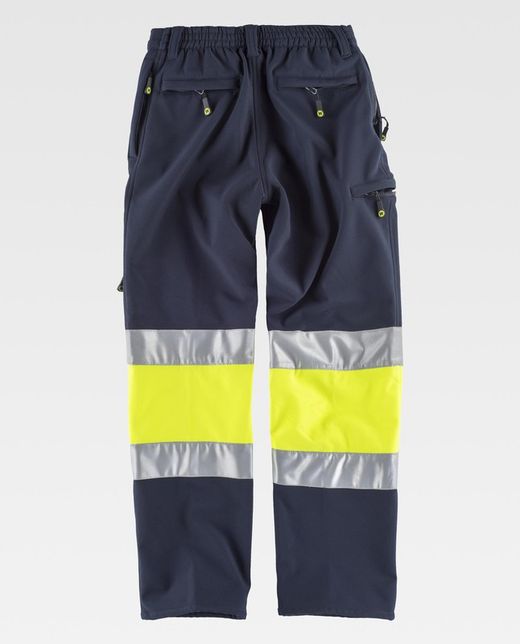 Workshell Hose AV Navy Yellow AV