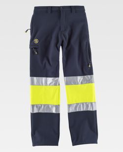 Workshell Hose AV Navy Yellow AV