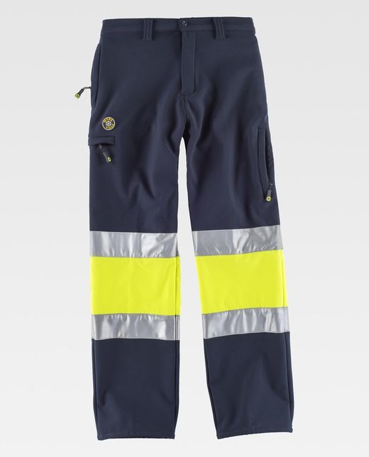 Workshell Hose AV Navy Yellow AV