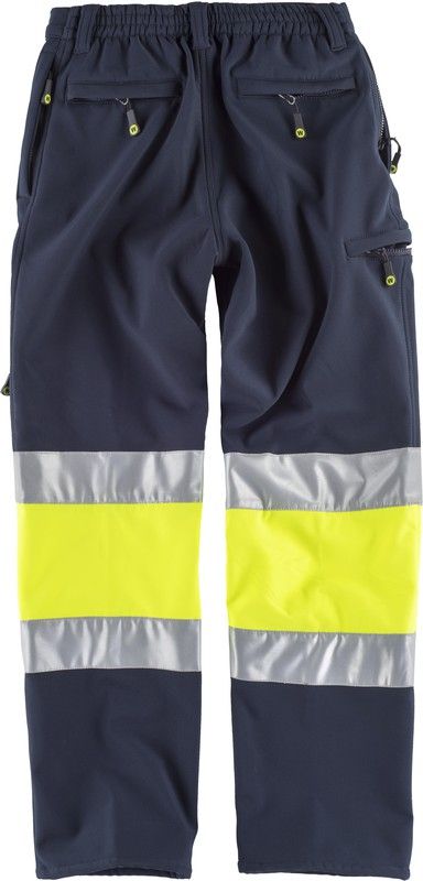 Workshell Hose AV Navy Yellow AV