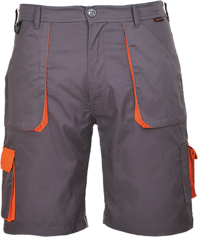 Portwest texo contrasto Combat Cargo Lavoro Pantaloni Pantaloncini Pantaloni tasche degli strumenti TX14 