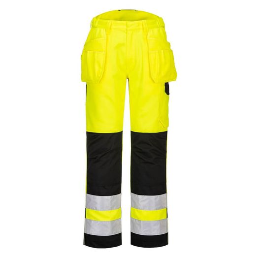 PW2 warnschutz-bundhose mit holstertaschen