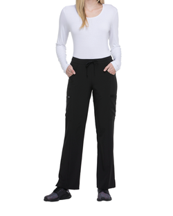 Damenhose mit mittlerem Bund und Kordelzug