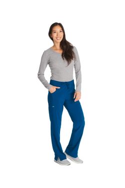 Damenhose mit mittlerem Bund und Kordelzug