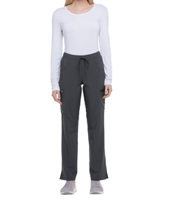 Damenhose mit mittlerem Bund und Kordelzug