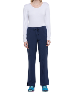 Damenhose mit mittlerem Bund und Kordelzug