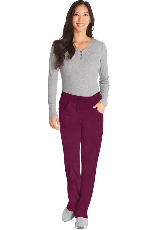 Damenhose mit mittlerem Bund und Kordelzug
