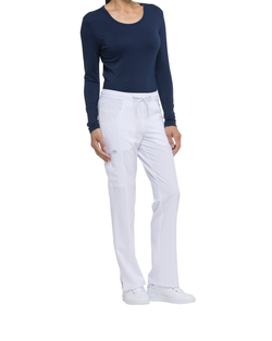 Damenhose mit mittlerem Bund und Kordelzug
