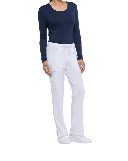 Damenhose mit mittlerem Bund und Kordelzug