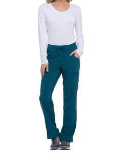 Damenhose mit mittlerem Bund und Kordelzug