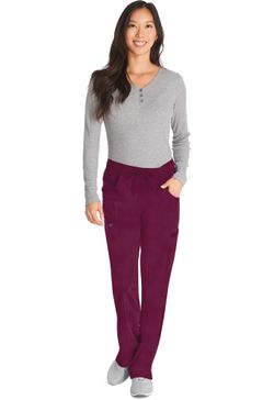 Damenhose mit mittlerem Bund und Kordelzug