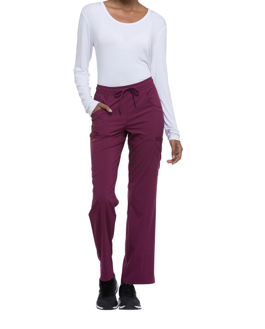 Damenhose mit mittlerem Bund und Kordelzug