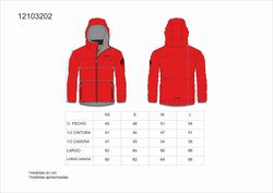 Parka acolchada GÏLLD de mujer, con capucha y finas costuras decorativas.  Negro