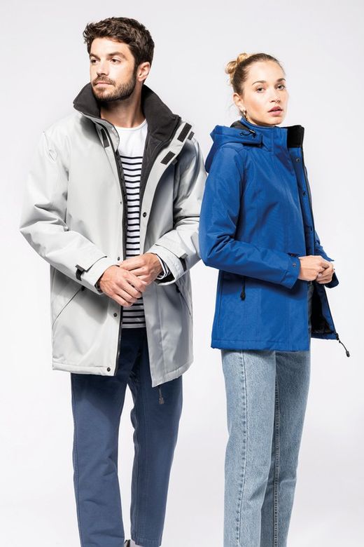 Parka > Parka, wattiert und mit Steppfutter