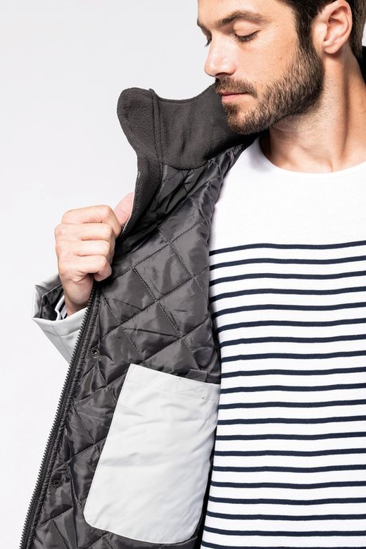 Parka > Parka, wattiert und mit Steppfutter