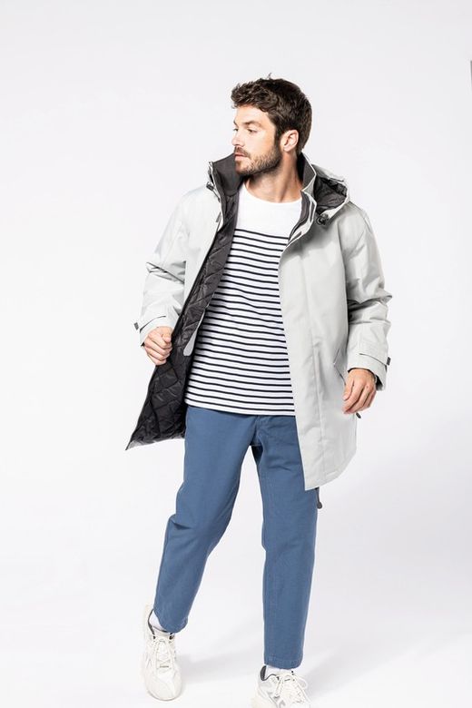 Parka > Parka, wattiert und mit Steppfutter