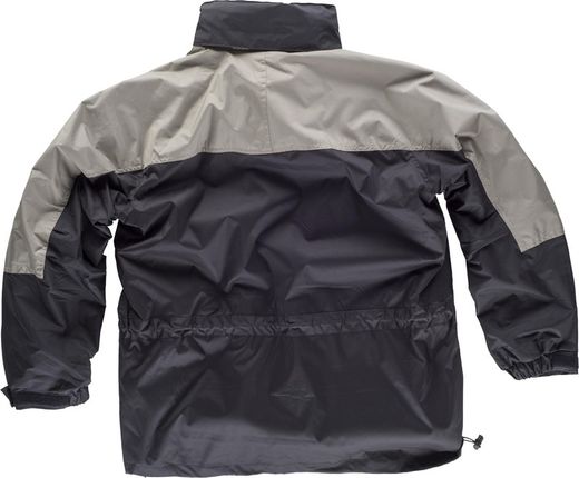 Einfacher gepolsterter und wasserdichter Parka, Kapuze Navy