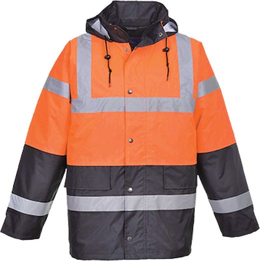 Zweifarbige Warnschutz-Verkehrs-Jacke