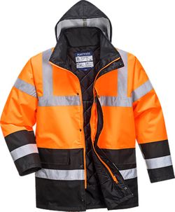 Parka bicolor Traffic