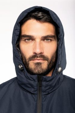 Unisex-Parka mit recyceltem Material und Kapuze