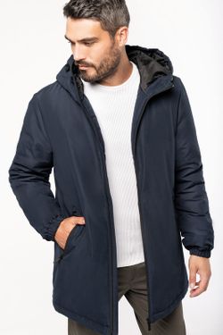 Unisex-Parka mit recyceltem Material und Kapuze