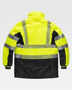 Parka de color Amarillo A.V.+Negro