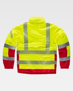 Parka de color Amarillo A.V.+Rojo | Fluor