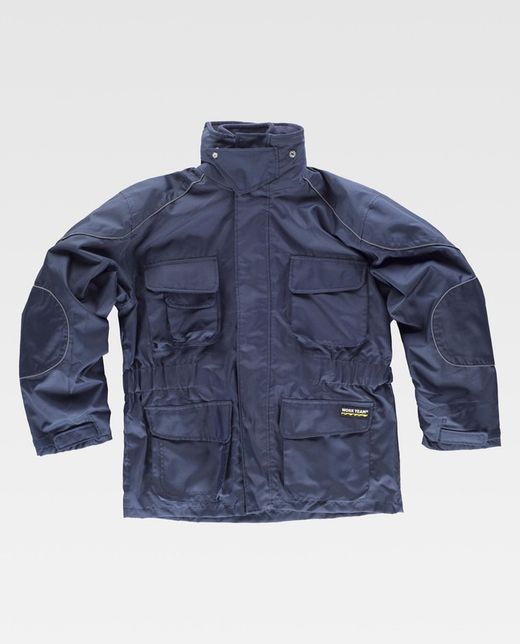 Parka desmontable con forro polar interior Marino